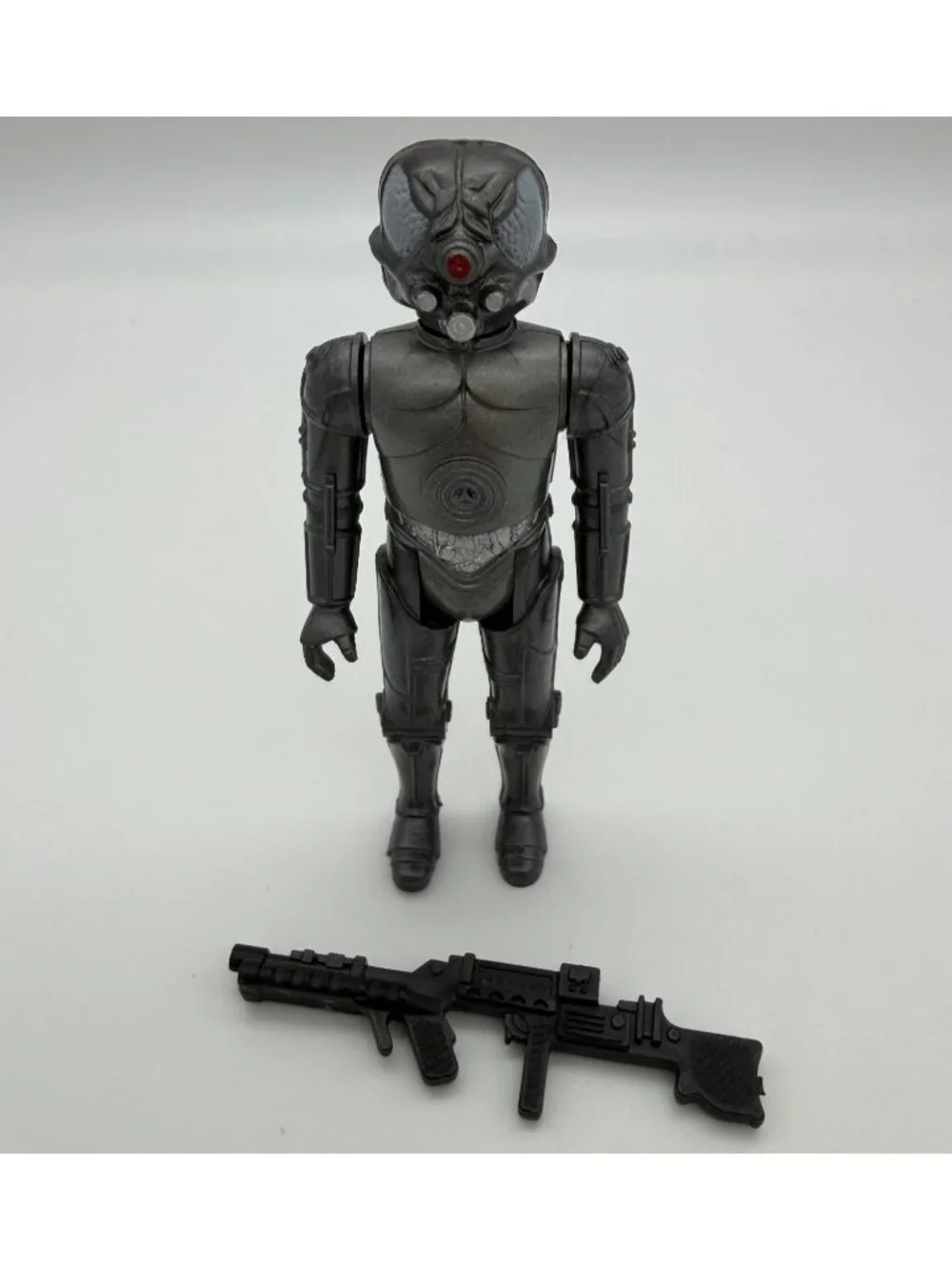 Vintage 1982 Kenner Star Wars Zuckuss 4-LOM Bounty Hunter Figure Rifle Hong Kong